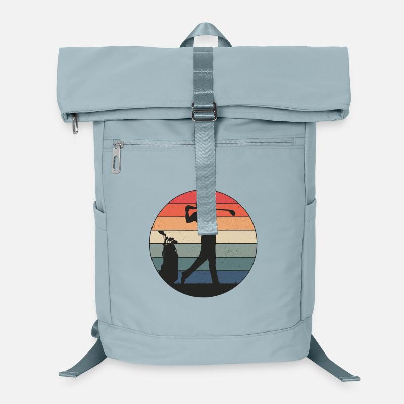 Golfer hits just right Laptop Backpack