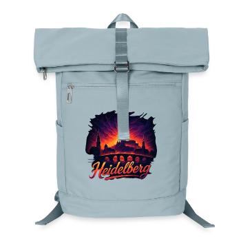 Heidelberg city silhouette magnificent gift - Laptop Backpack - ice blue - Front