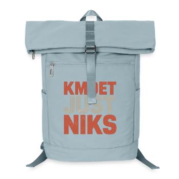 Kmoet just nothing, Dialecte anversois Chemises - Sac à dos ordinateur - bleu glacier - Devant
