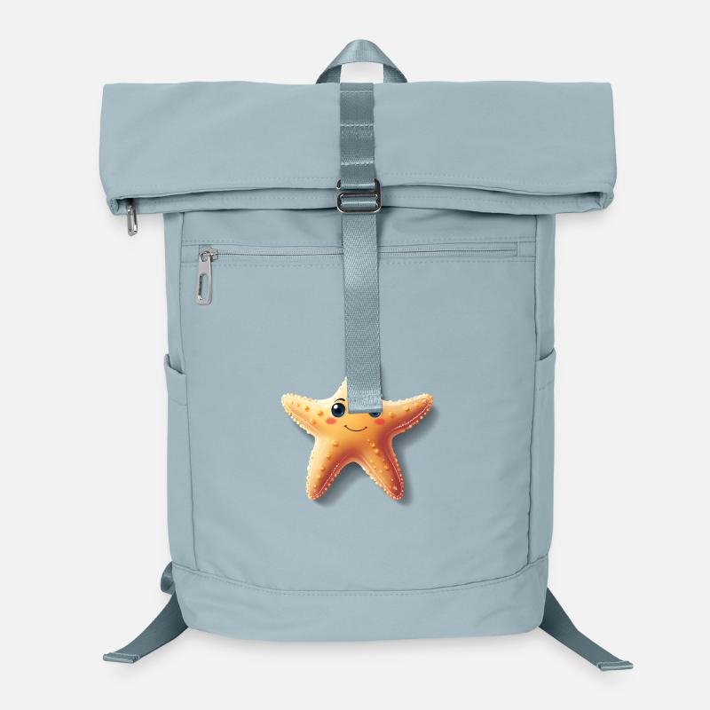 Étoile de mer mignonne avec rire Sac à dos ordinateur