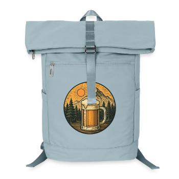 Alpenbier Panorama - Laptop-Rucksack  - Eisblau - Vorne