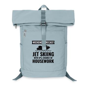 Jet Skiing 0% Housework Lake Life  - Laptop Backpack - ice blue - Front