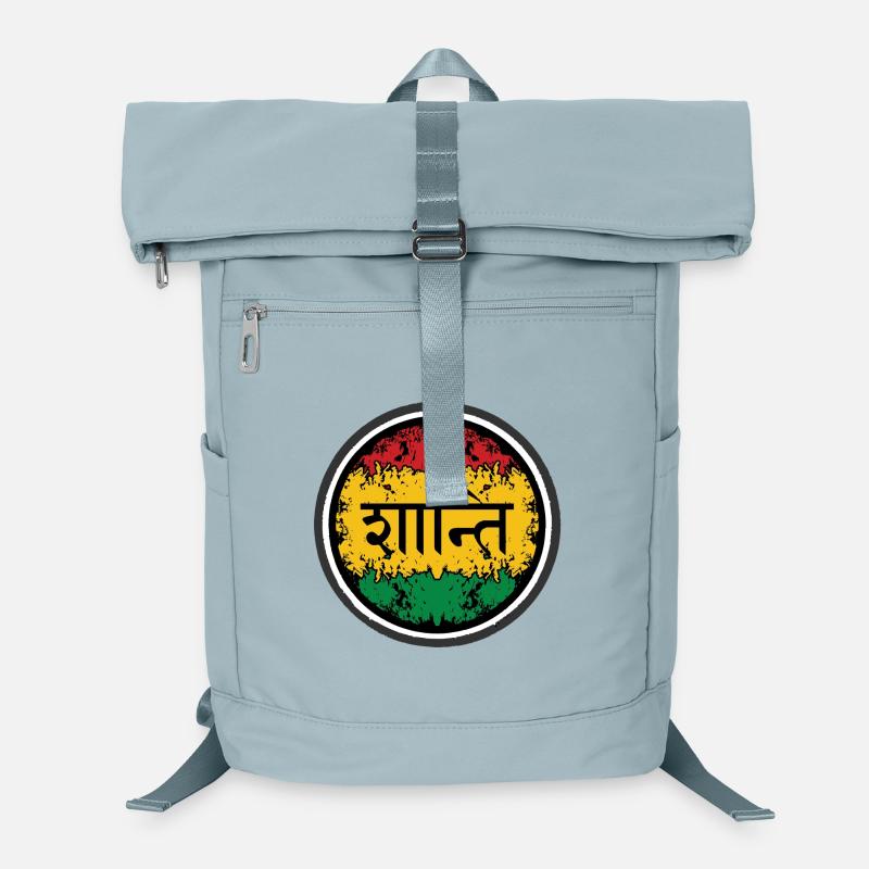 Peace on reggae symbol Laptop Backpack