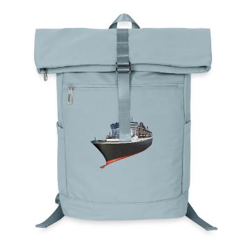 Klassisches Kreuzfahrtschiff Design - Laptop-Rucksack  - Eisblau - Vorne