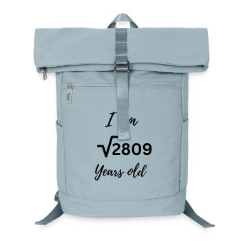 √2809 – 53 Jahre, genial verpackt - Laptop-Rucksack  - Eisblau - Vorne