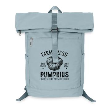 Herbstkürbisse im rustikalen Stil - Laptop-Rucksack  - Eisblau - Vorne