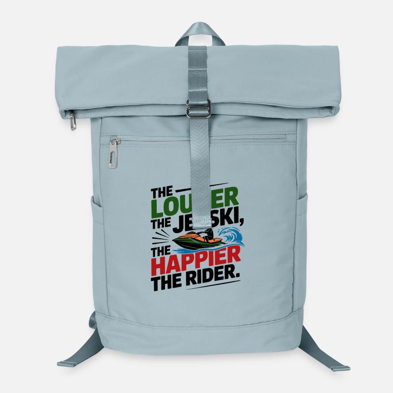 Lustiges lautes Jetski-Glück Laptop-Rucksack 