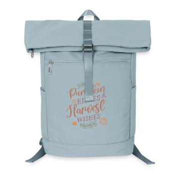 Pumpkin Hugs Harvest Wishes - Laptop Backpack - ice blue - Front
