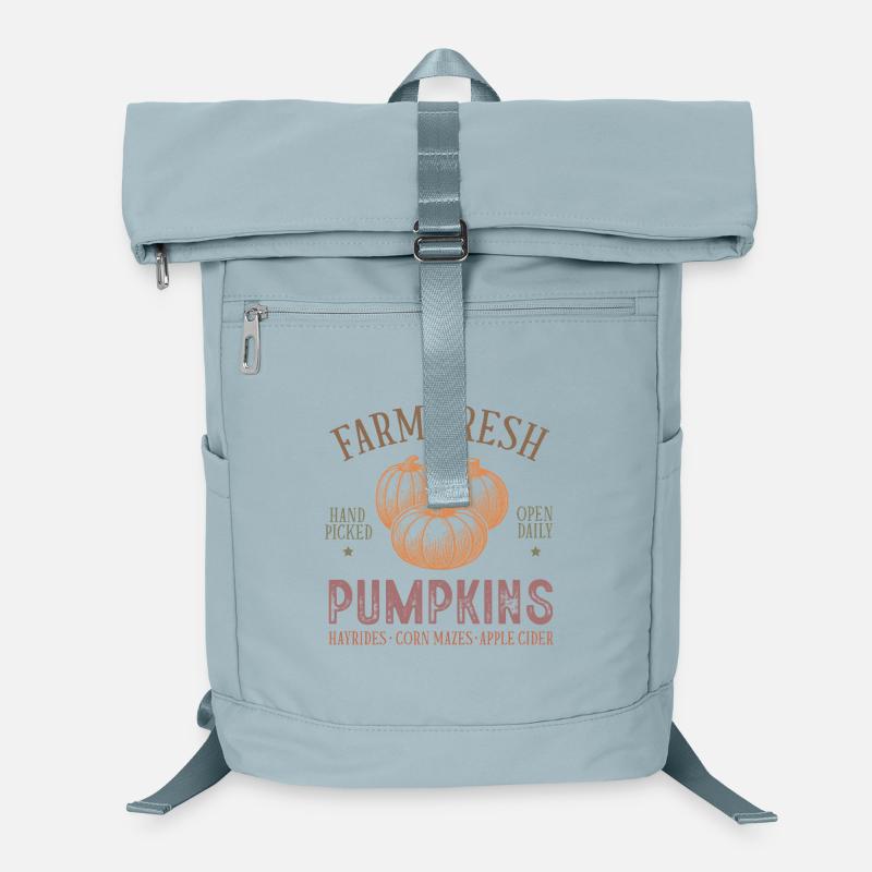 Rustic pumpkin with harvest motif Laptop Backpack