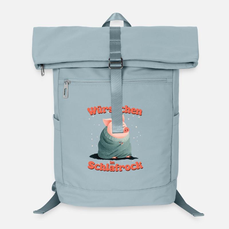 Würstchen im Schlafrock Laptop-Rucksack 