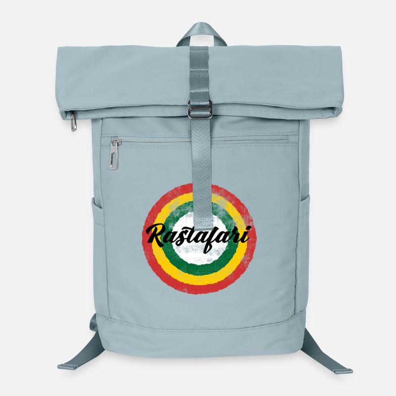 Rastafari Farbkreis Design - Laptop-Rucksack  - Eisblau