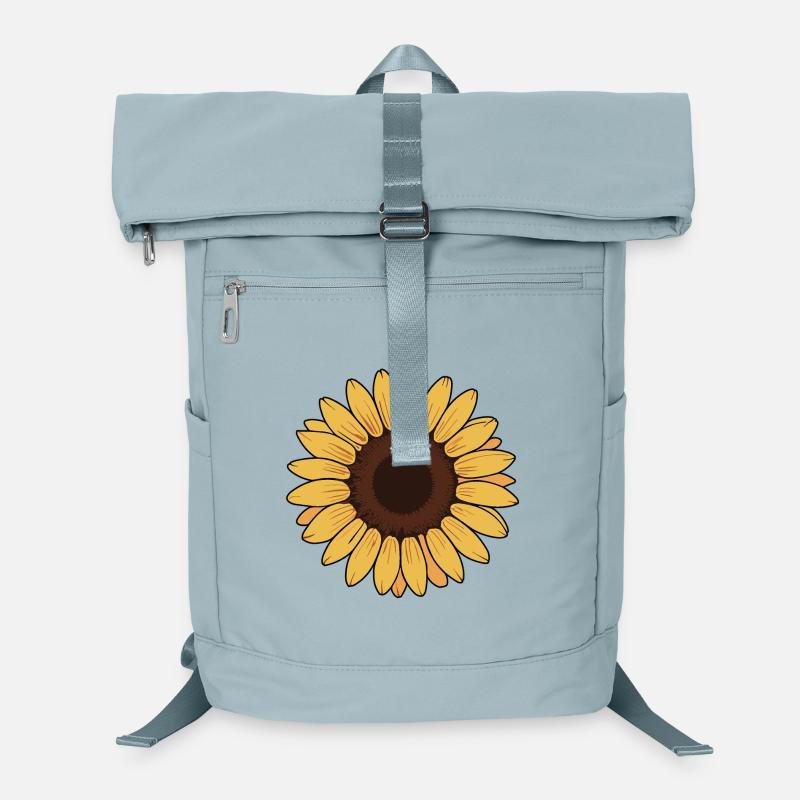 Sunflower illustration vector Laptop Backpack