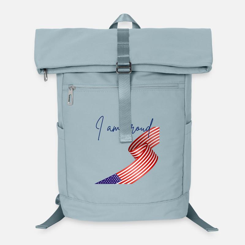 American Pride Wrapped Flag Laptop Backpack