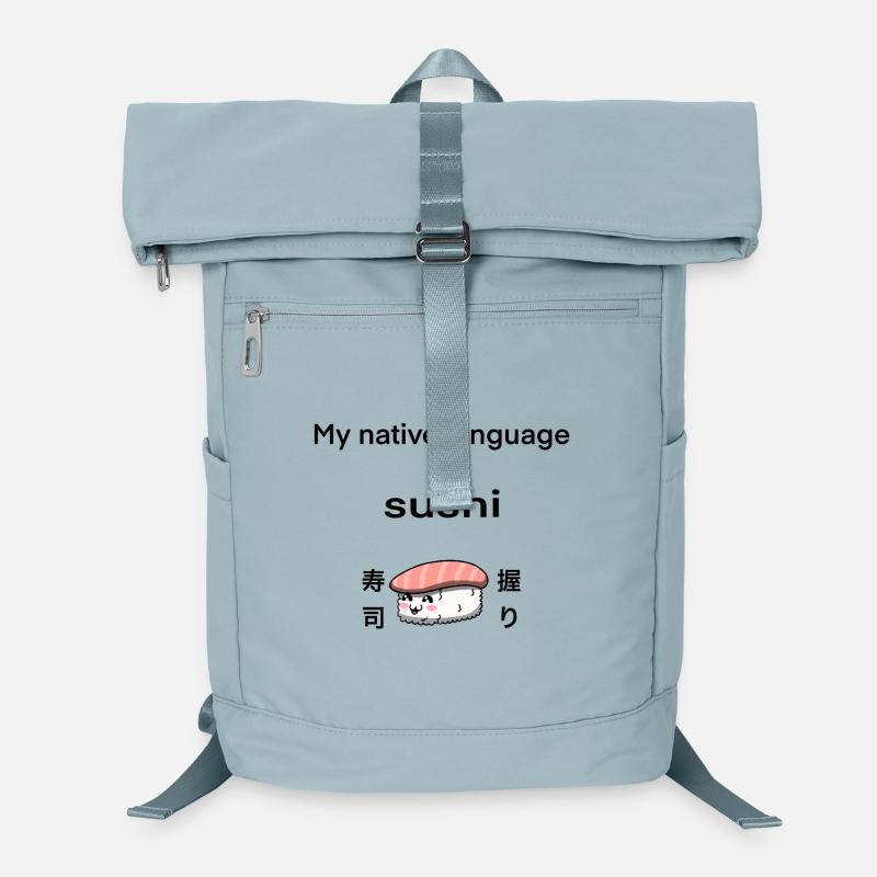 Ma langue maternelle est le sushi Sac à dos ordinateur