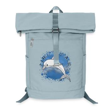dolphin - Laptop Backpack - ice blue - Front