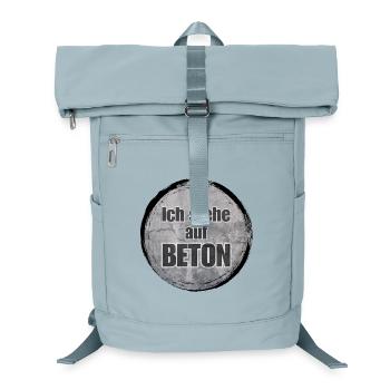 J’aime le béton - Sac à dos ordinateur - bleu glacier - Devant