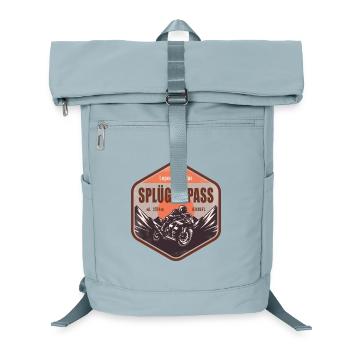 Splügenpass Schweiz Italien Alpen Motorrad Rou - Laptop-Rucksack  - Eisblau - Vorne