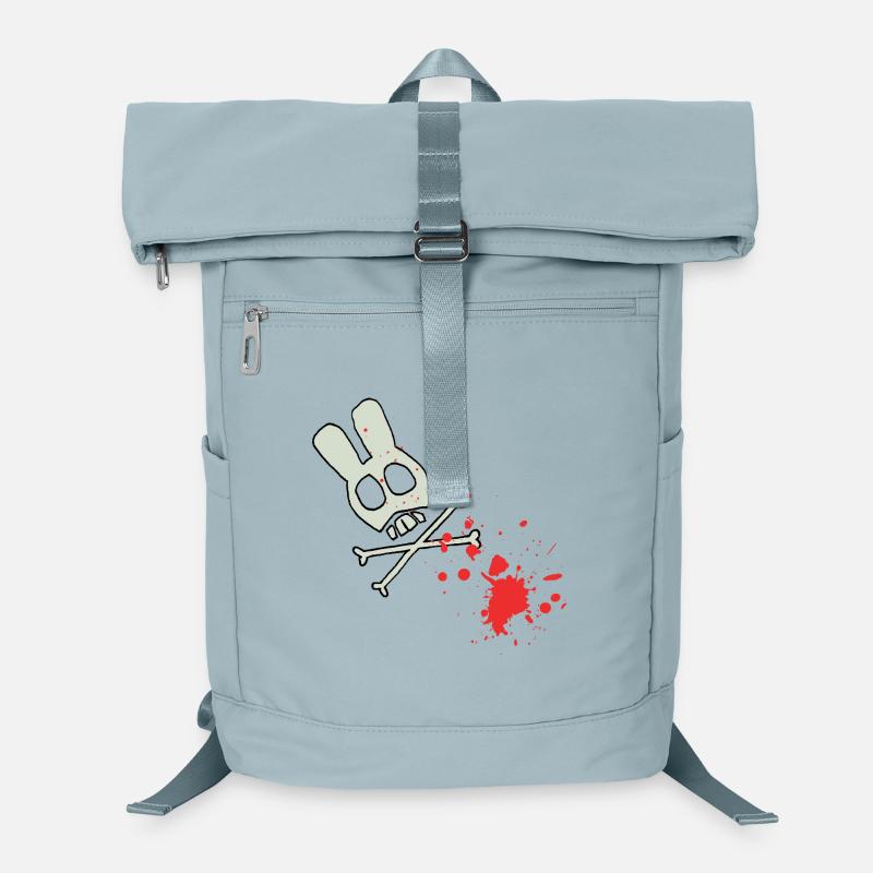 Skull Skeleton with Blood Splatters Laptop Backpack