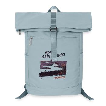 Mont Saint-Michel sunset Normandy - Laptop Backpack - ice blue - Front