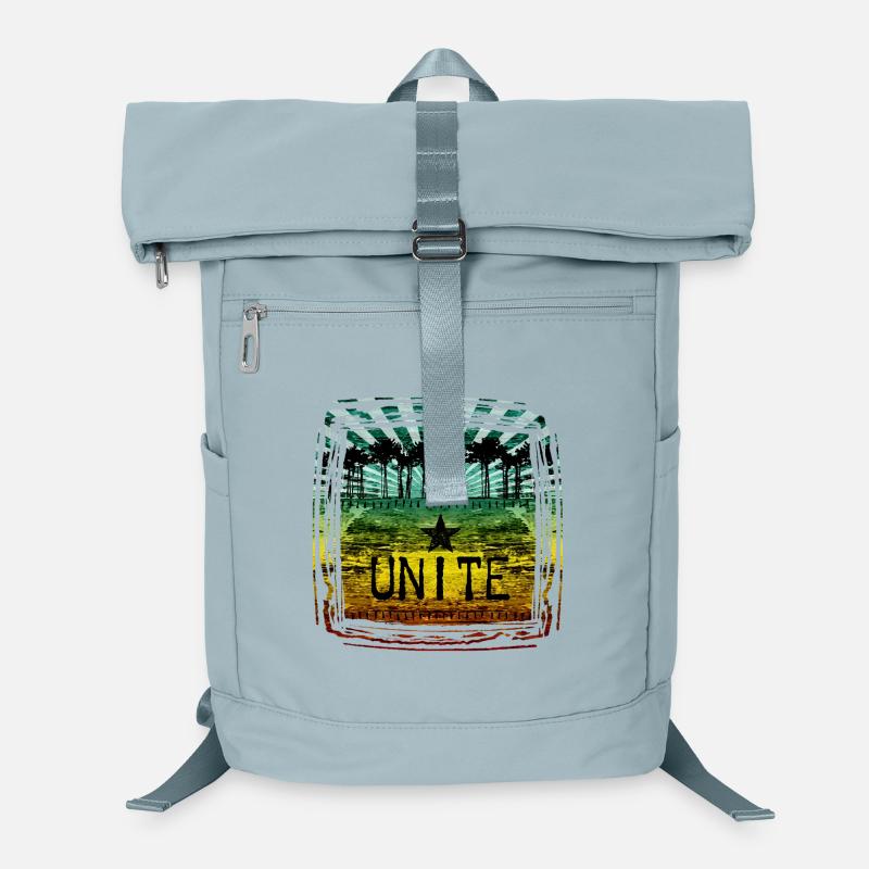Design de motivation Unity avec des couleurs Reggae Sac à dos ordinateur