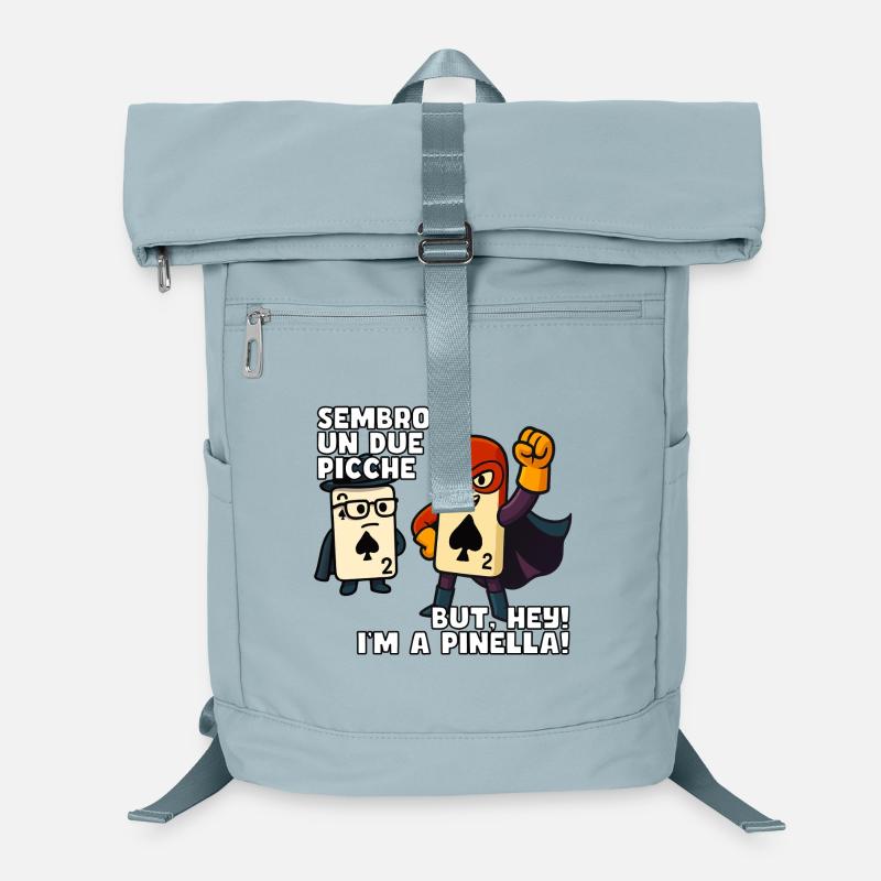 Zwei Pik? Nein, ich bin eine Pinella - Laptop-Rucksack  - Eisblau