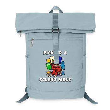 Pick Up & Sclero Männlich - Laptop-Rucksack  - Eisblau - Vorne