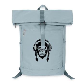 Masked Affenkopf Underground Beat Edition Shirt - Laptop-Rucksack  - Eisblau - Vorne