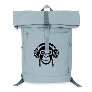Stereoliebhaber Affenkopf Dual Kanal Edition Shirt - Laptop-Rucksack  - Eisblau - Vorne