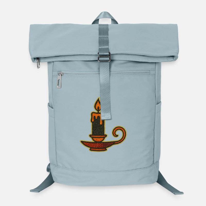 Conception de lampe à huile enflammée Sac à dos ordinateur