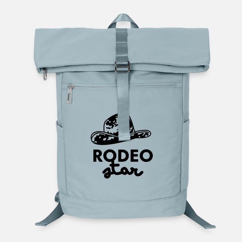 Logo des Rodeo-Sternhutes Laptop-Rucksack 