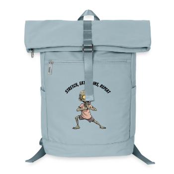 Zombie Stretch Eat Brains Repeat - Laptop Backpack - ice blue - Front