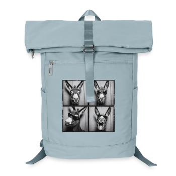 Funny Donkey Sunglasses - Laptop Backpack - ice blue - Front