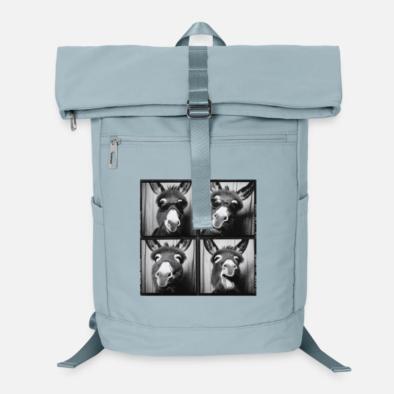 Funny Donkey Photo Box Sunglasses Laptop Backpack
