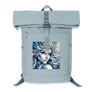 Fusion de portrait en cristal - Sac à dos ordinateur - bleu glacier - Devant