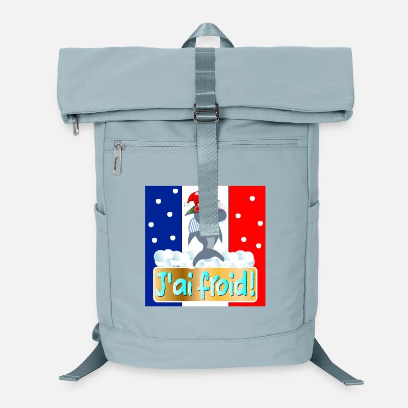 FRANKREICH ICH BIN KALTE HAIE Laptop-Rucksack 
