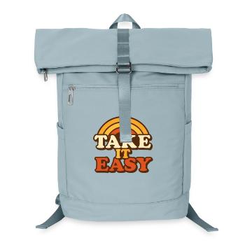 Rétro Take It Easy - Sac à dos ordinateur - bleu glacier - Devant