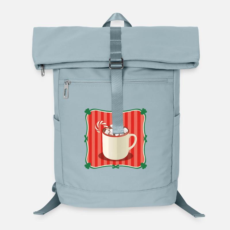 Vintage Hot Chocolate Retro Christmas Laptop Backpack
