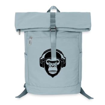 Graffiti Beat Edition Streetstyle Affenkopf Shirt - Laptop-Rucksack  - Eisblau - Vorne