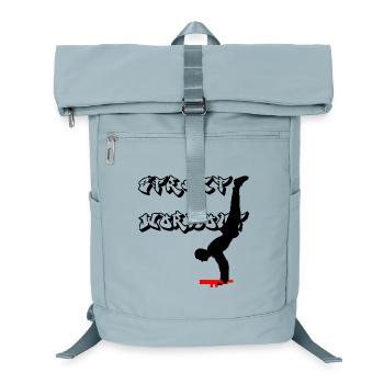 Street workout - Laptop-Rucksack  - Eisblau - Vorne
