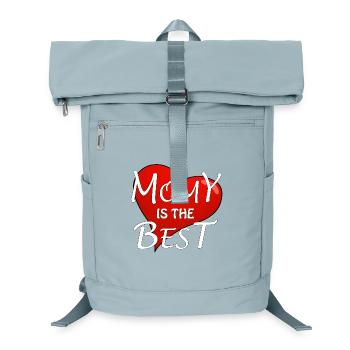 MOMY IS THE BEST - Laptop Backpack - ice blue - Front