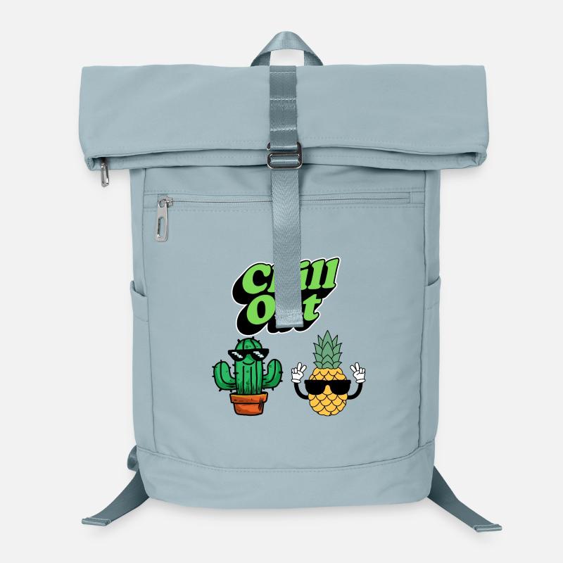 Chill Out Cactus and Pineapple Laptop Backpack