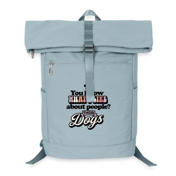 What I Like Their Dogs - Laptop Backpack - ice blue - Front