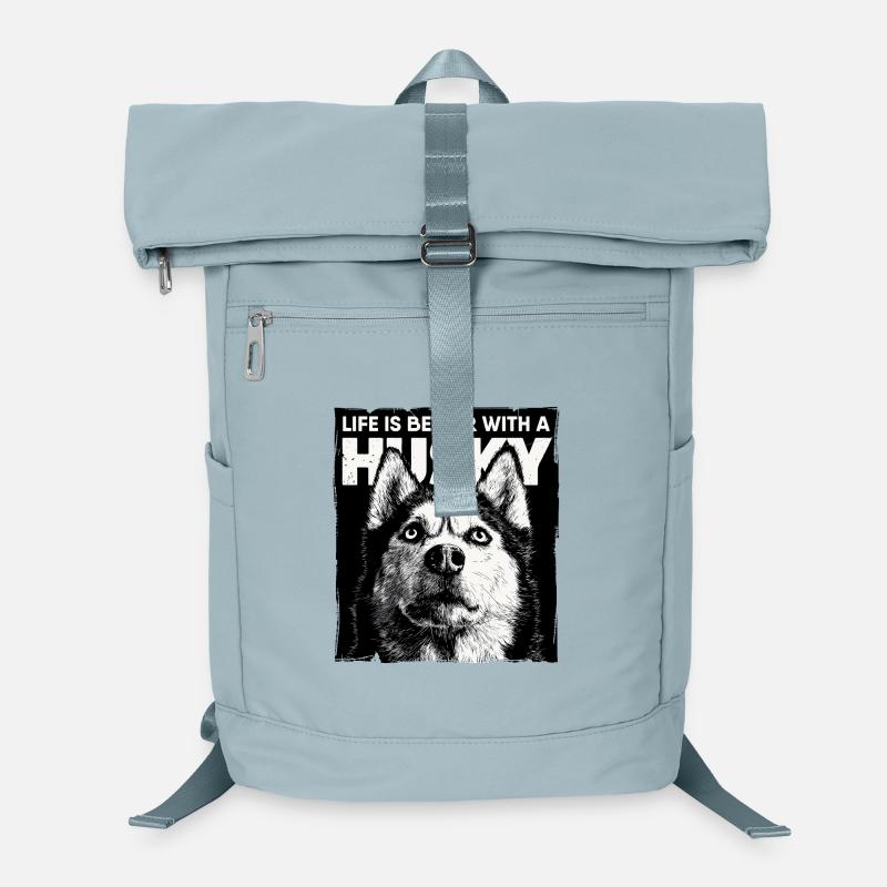 Life is better with a Husky Laptop-Rucksack 