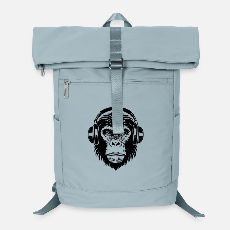 Monkey Head Graffiti Streetstyle Beat Edition Shirt Laptop Backpack