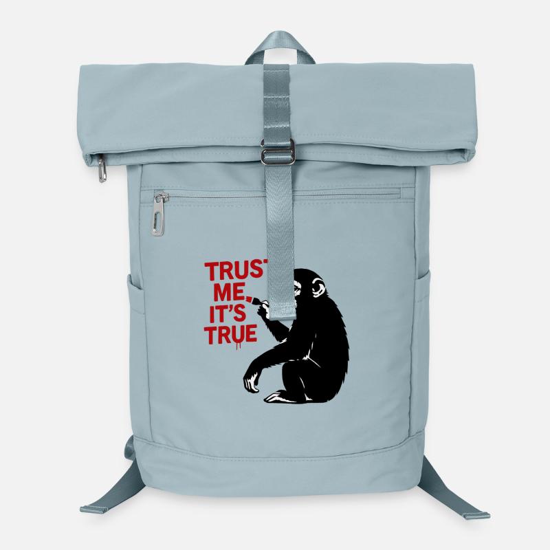 Believe me, it's true – monkey art Laptop Backpack