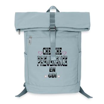 Cherche Prévenance en CDI - Sac à dos ordinateur - bleu glacier - Devant