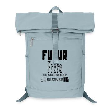 Futur Frère Chargement En Cours - Sac à dos ordinateur - bleu glacier - Devant