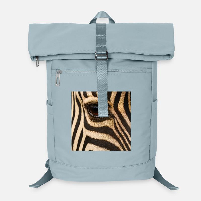 Animal - Zèbre, gros plan de l’œil Sac à dos ordinateur