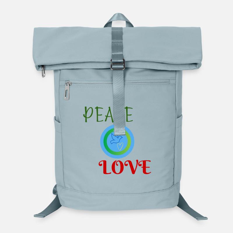 Peace and Love Laptop Backpack