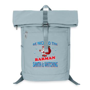 BARMAN DU PÈRE NOËL - Sac à dos ordinateur - bleu glacier - Devant